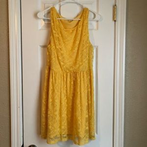 Yellow Forever 21 dress
